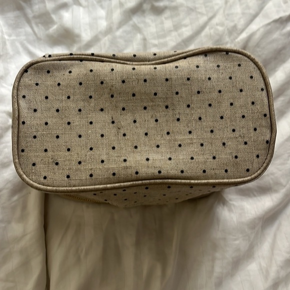 Kate Spade Out to Lunch small handle lunch bag POLKA DOT  EUC - Picture 3 of 9